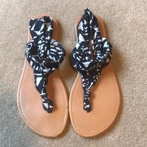 Fabric sandals